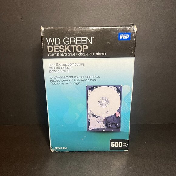 Western Digital Green Desktop Internal Hard Drive 500GB SATA WDBAAY5000ENC-NRSN - Picture 1 of 7